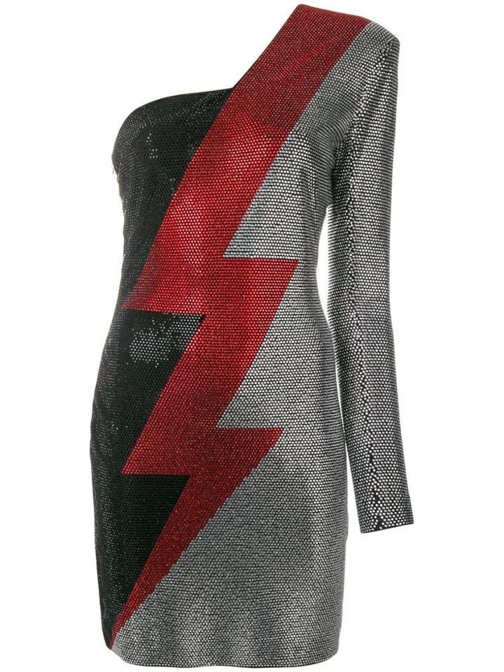 Balmain Crystal-embellished Dress - Metallic