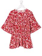 Elisabetta Franchi La Mia Bambina Teen Star Print Blouse - Pink