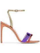 Sophia Webster Andie 100 High-heeled Glitter-leather Sandals - Orange