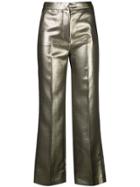 Alexa Chung High-waisted Trousers - Gold