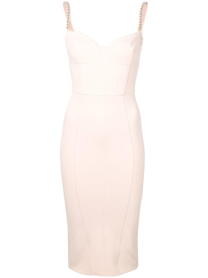 Elisabetta Franchi Fitted Dress - Neutrals