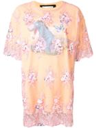 Night Market Magic Eeyore Print T-shirt - Orange