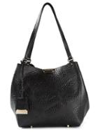 Burberry Canterbury Tote, Women's, Black, Calf Leather/sheep Skin/shearling