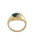 Gisele For Eshvi Bicolour Studded Ring - Metallic