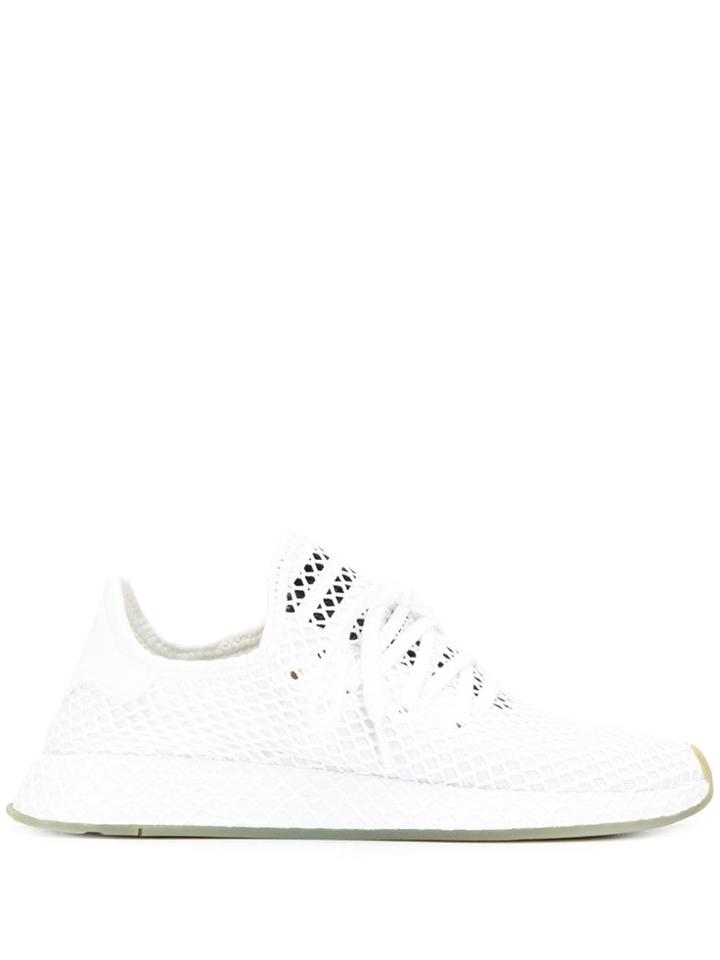 Adidas Deerupt Mesh Trainers - White