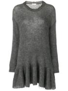 Red Valentino Sheer Knit Sweater - Grey