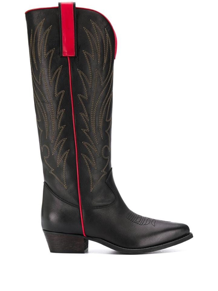 Semicouture Semicouture Y9az08 Y69 0 Nero Leather/fur/exotic