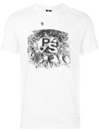 Ps By Paul Smith Logo Print T-shirt, Men's, Size: Large, White, Cotton