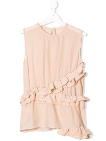 Marni Kids Ruffled Blouse - Neutrals