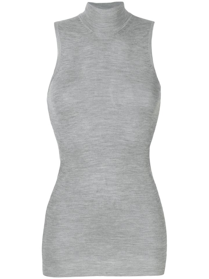 Prada Fine Knit Tank Top - Grey