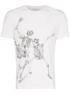 Alexander Mcqueen Amcq Skeleton Ss Tee Wht - White