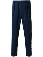 Barba Drawstring Trousers - Blue
