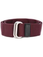 Marni - Evola Canvas Belt - Men - Leather/polyamide/polyester - L, Pink/purple, Leather/polyamide/polyester
