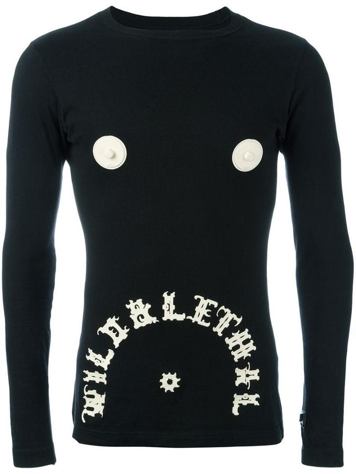 Walter Van Beirendonck Pre-owned Glow In The Dark Top - Black