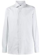 Ermenegildo Zegna Striped Long-sleeve Shirt - White