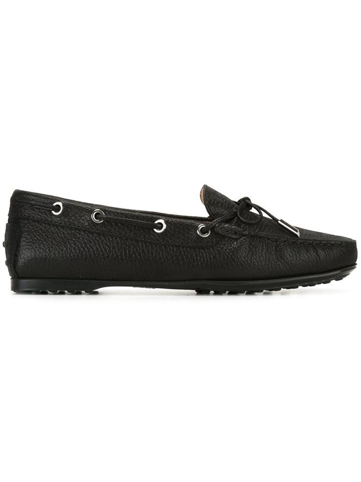 Tod's Front Tie Loafers