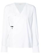 Alyx Long-sleeve Wrap Shirt - White
