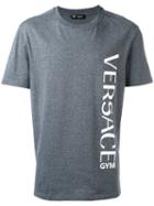 Versace Versace Gym Logo T-shirt, Men's, Size: 4, Grey, Cotton