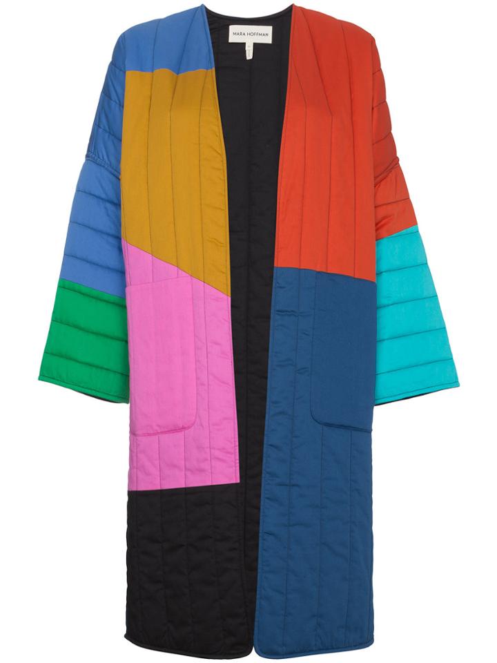 Mara Hoffman Multicoloured Reversible Temple Coat