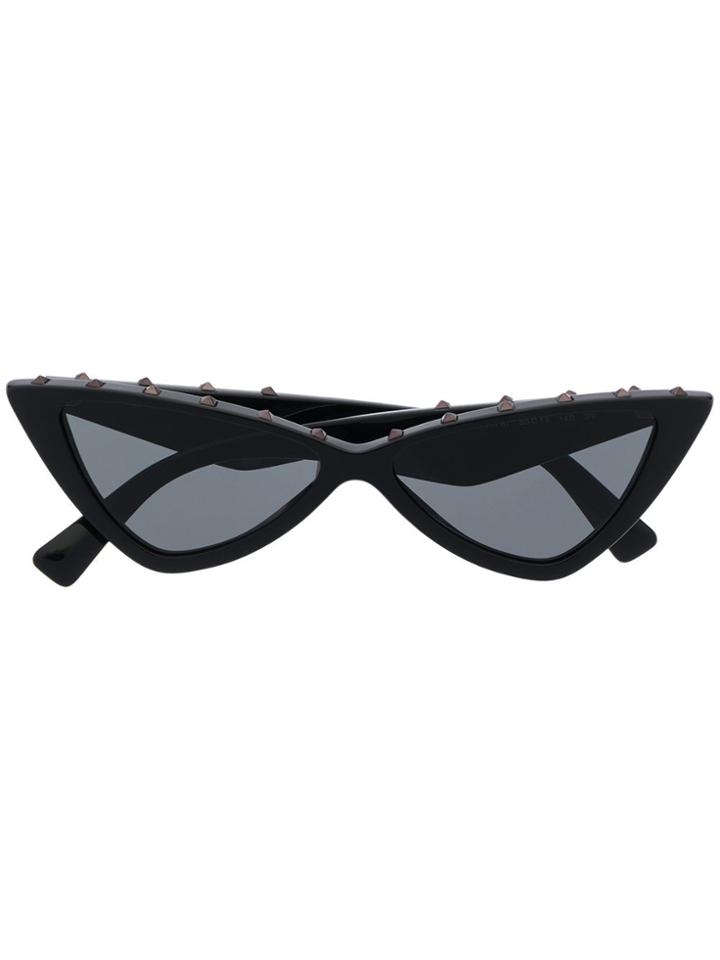 Valentino Eyewear Vltn Cat-eye Sunglasses - Black