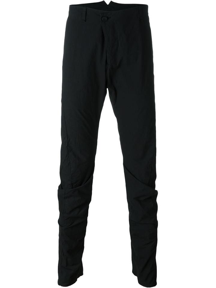 Masnada Tapered Trousers, Men's, Size: 50, Black, Cotton
