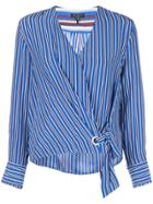 Rag & Bone Felix Stripe Popover - Blue