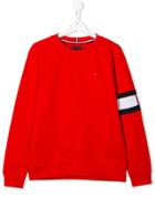 Tommy Hilfiger Junior Teen Logo Sweatshirt - Red