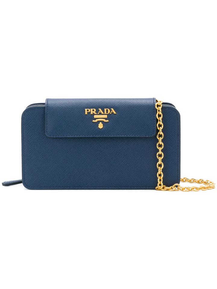Prada Wallet On Chain - Blue