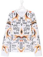 Marcelo Burlon County Of Milan Kids Printed Tee - White