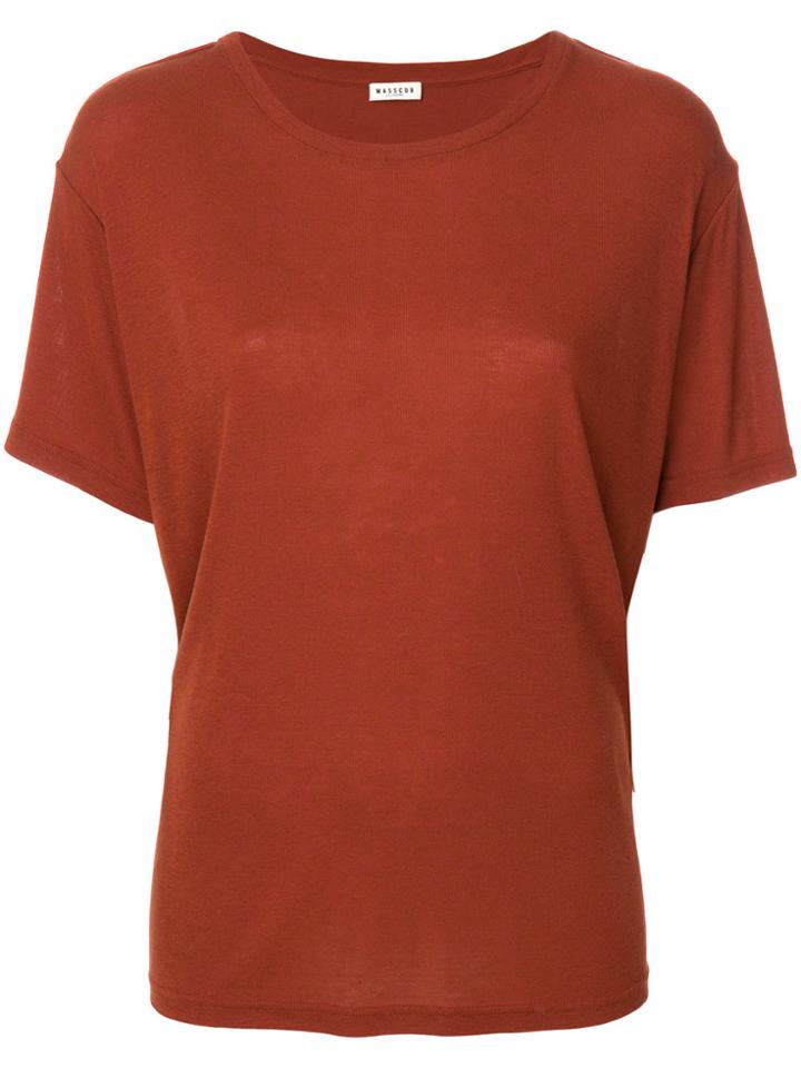 Masscob Loose Fit T-shirt - Brown