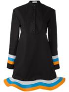 J.w.anderson Orbit Hem Tuxedo Shirt Dress, Women's, Size: 10, Black, Cotton