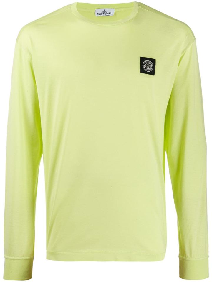 Stone Island Patch Detail T-shirt - Green