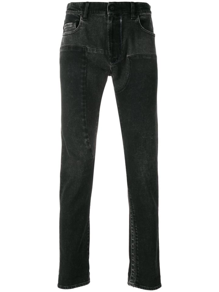 Pence Stitch Detailed Jeans - Black