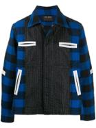 Craig Green Checked Boxy Jacket - Blue
