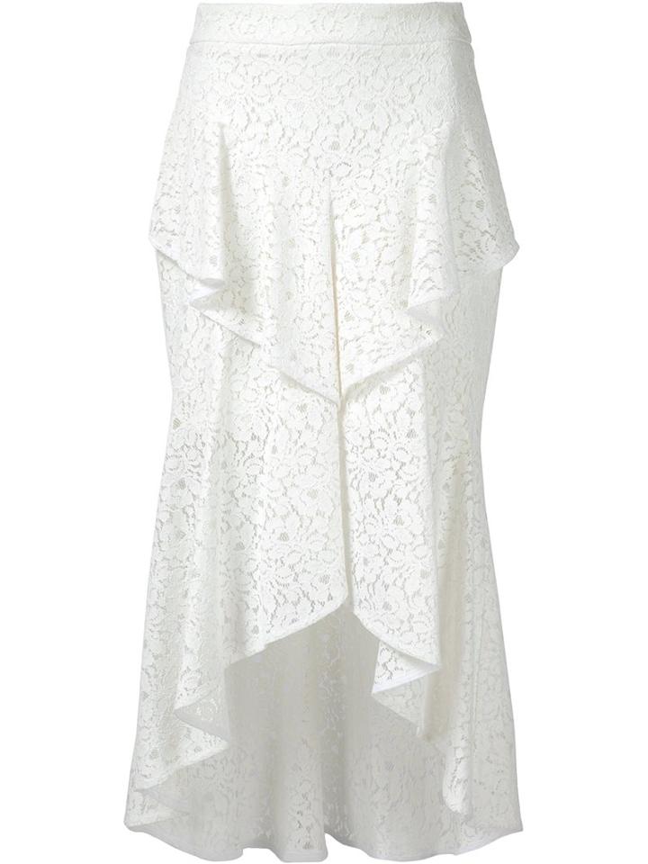 Rebecca Vallance 'sistine' Front Frill Mid Skirt
