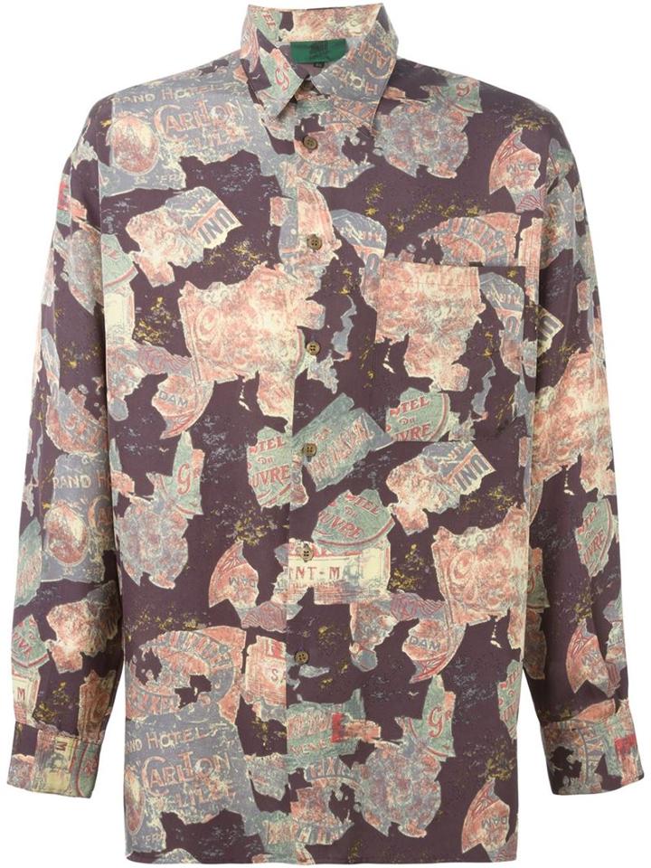 Jean Paul Gaultier Vintage Hotel Print Shirt