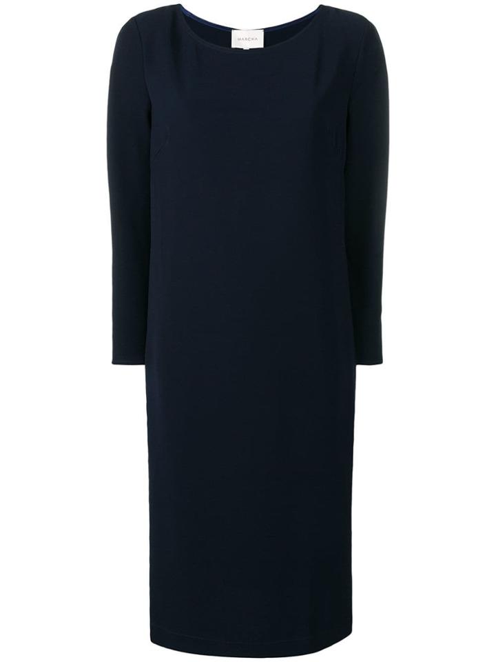 Marcha Giselle Midi Dress - Blue