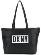 Dkny Logo Tote Bag - Black