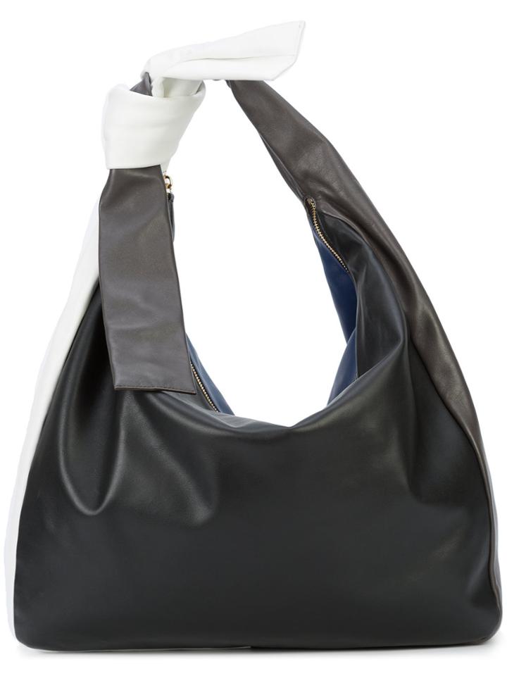Dvf Diane Von Furstenberg Slouchy Hobo Bag - Black