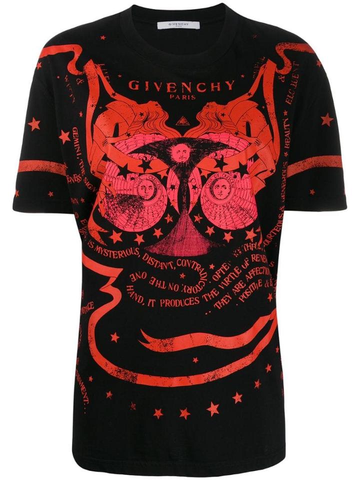 Givenchy Gemini Printed T-shirt - Black