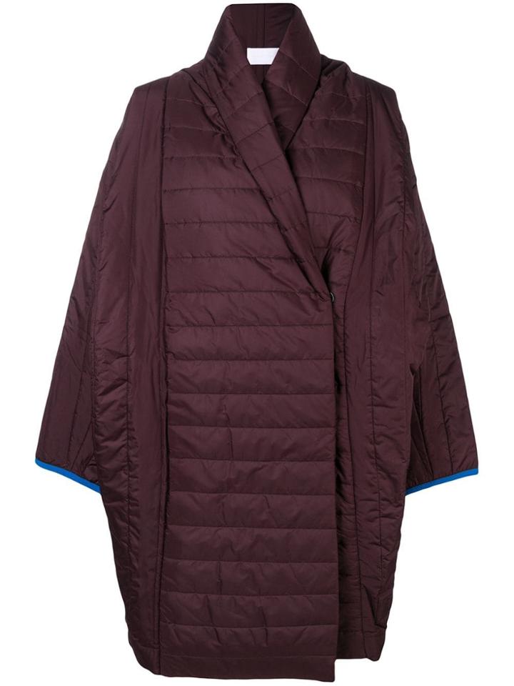 Reality Studio Oversized Padded Coat - Blue