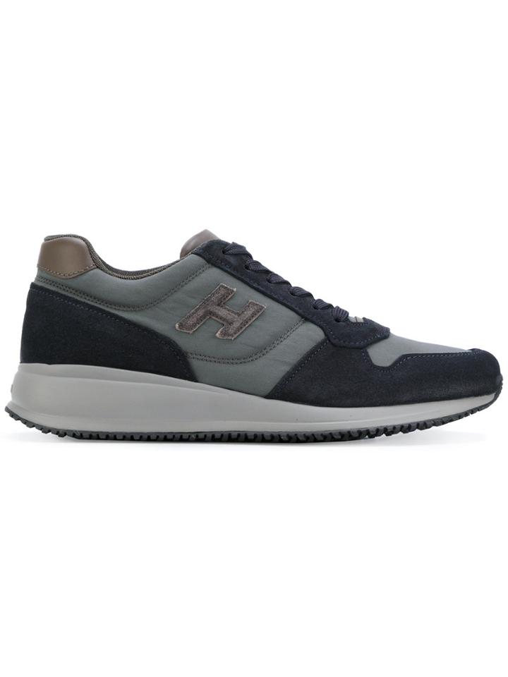 Hogan Platform Lace Up Sneakers - Grey