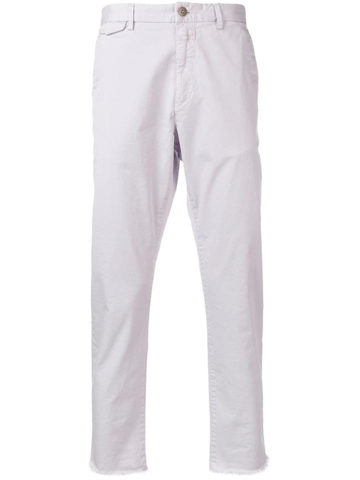 Closed Slim-fit Chino Trousers - Purple