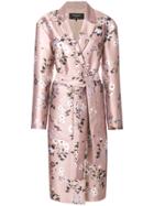 Rochas Belted Kimono Coat - Nude & Neutrals