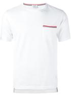 Thom Browne Patch Pocket T-shirt, Men's, Size: 0, White, Cotton