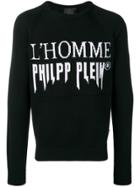 Philipp Plein L'homme Philipp Plein Intarsia Jumper - Black