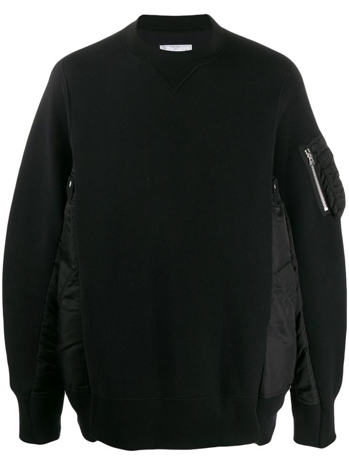 Sacai Padded Insert Jumper - Black
