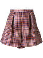 L'autre Chose Houndstooth Check Shorts - Multicolour