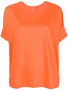 Majestic Filatures Round Neck T-shirt - Yellow & Orange