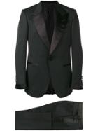 Tom Ford Peaked Lapel Smoking Jacket - Black